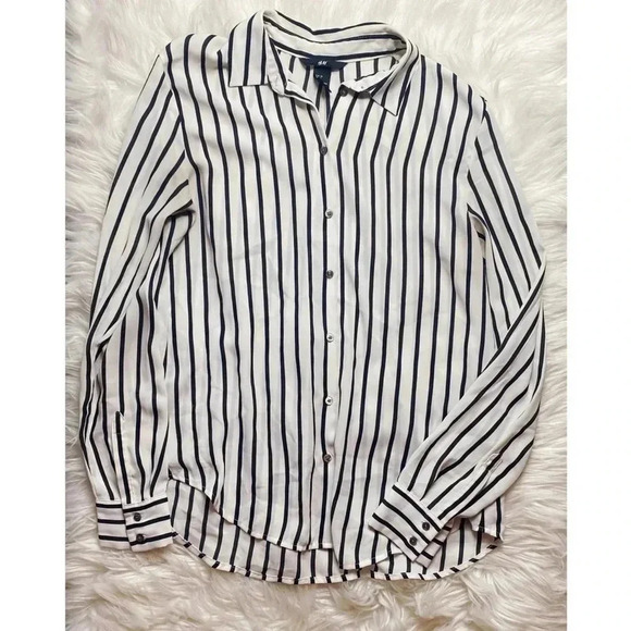 Striped H&M Shirt - Picture 1 of 4